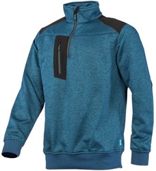 578A SWEATER ALTON Petrol Blauw S 578A Sweater Alton