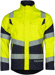 614U Werkjas Merak fluogee/navy 3XL 614U Werkjas Merak fluogeel/navy