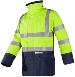 7219 Jas Elliston fluo geel/marine L 7219 Jas Elliston