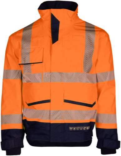 8531 Jas Frovik FR+AST oranje/marine 3XL 8524 Jas Frovik FR+AST