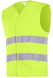 9044 Gilet Elba fluo geel S 9044 Gilet Elba