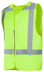 9052 Gilet Solaka fluo geel 3XL 9052 Gilet Solaka