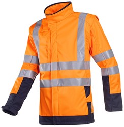 9643 Softshell Heatherton fl oranje/mar 9643 Heatherton Softsh