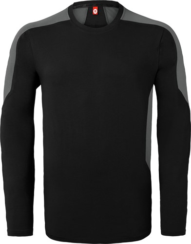 Havep 10073 T-shirt charcoal/k.blauw M 10073 T-shirt