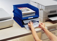 Sorteerbak Leitz 5231 Sorty met klep blauw-2