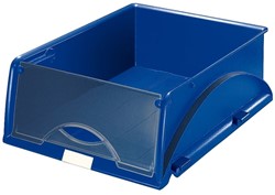 Corbeille à courrier Leitz 5231 Sorty avec clapet bleu