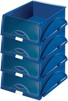 Sorteerbak Leitz 5231 Sorty met klep blauw-4