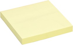 Bloc-mémos Quantore 76x76mm jaune 100 feuilles