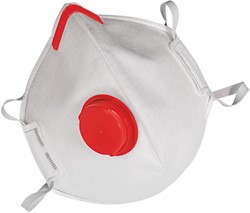 MSA Affinity 2131 Stofmasker FFP3 NR D Met Uitademventiel Wit/rood