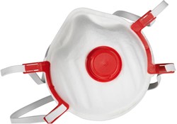 MSA Affinity 1131 Stofmasker FFP3 NR D Met Uitademventiel Wit/rood