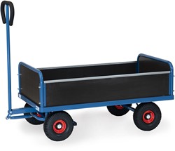 Handtrekwagen met 4 wanden 4052
