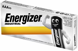 Pile Energizer Industrial AAA alcaline boîte 10 pièces