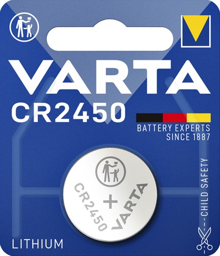 Batterie Varta Knopfzelle CR2450 Lithium Blister à 1 Stück
