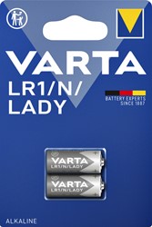 Battery Varta LR1/N/Lady alkaline blister à 2 pieces