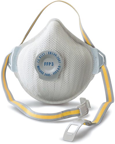Moldex 340501 Stofmasker FFP3 R D Met Uitademventiel Wit