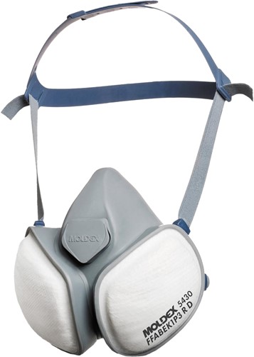 Moldex 543001 FFA1B1E1K1-P3 R D Halfgelaatsmasker Grijs One Size