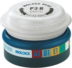 Moldex 943001 Combinatiefilter A1B1E1K1-P3 R Donkergrijs/blauw