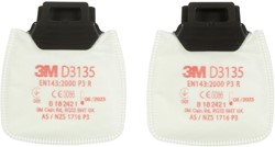 3M  Secure Click D3135 Stoffilter P3 R Wit