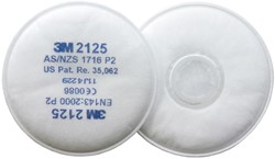 3M 2125 Stoffilter P2 R Wit