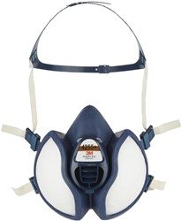 3M 4255 FFA2-P3 R D Halfgelaatsmasker Blauw One Size