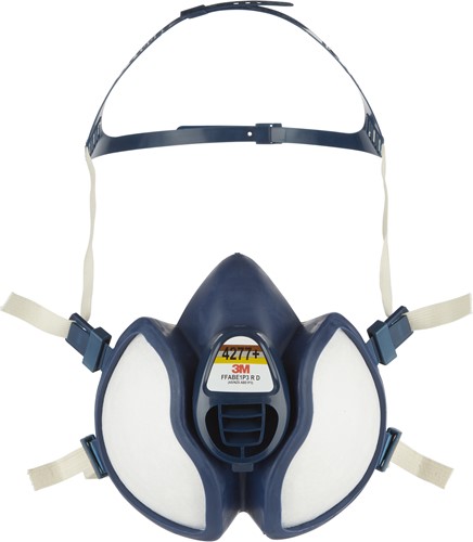 3M 4277+ FFA1B1E1-P3 R D Halfgelaatsmasker Blauw One Size