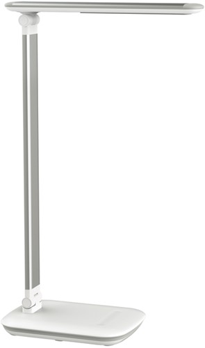 Bureau de lampe MAULjazzy LED intensité réglable + port USB blanc