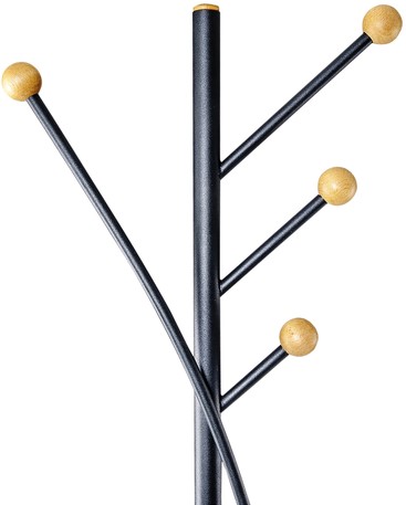 Kleiderständer MAUL Aura stehend 180cm 4 Haken schwarz-2