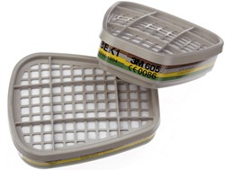 3M 6059 Gas- En Dampfilter A1B1E1K1 Grijs