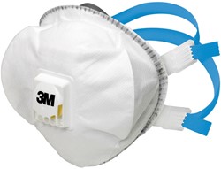 3M 8825+ Stofmasker FFP2 R D Met Uitademventiel Wit