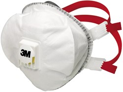 3M 8835+ Stofmasker FFP3 R D Met Uitademventiel Wit