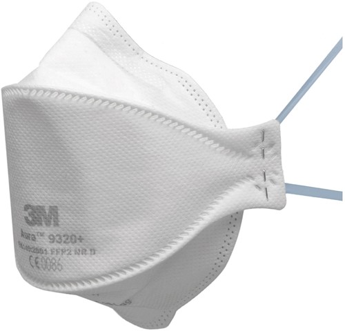 3M Aura 9320+ Stofmasker FFP2 NR D Wit