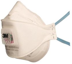 3M Aura 9322+Gen3 Staubschutzmaske FFP2 NR D mit Ausatemventil Weiß
