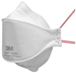 3M Aura 9330+ Stofmasker FFP3 NR D Wit