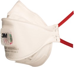 3M Aura 9332+Gen3 Stofmasker FFP3 NR D Met Uitademventiel Wit