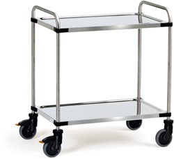 Stainless steel trolley 5017 Loading area 1,000 x 600 mm