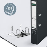 Classeur à levier Leitz 1015 180° A4 50mm PP noir-1