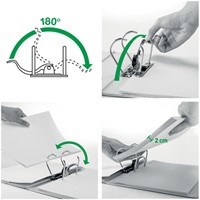 Classeur à levier Leitz 1015 180° A4 50mm PP noir-4