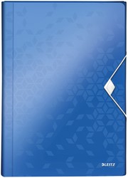 Trieur Leitz WOW pour A4 6 compartiments PP bleu