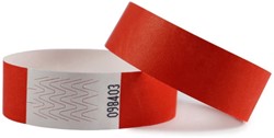 Handgelenkband Combicraft Tyvek rot 100 Stück