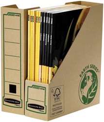 Magazine case Bankers Box Earth A4 80mm brown