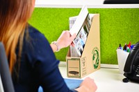 Magazine case Bankers Box Earth A4 80mm brown-3
