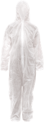 Coverall Basic PP Wit, mt S