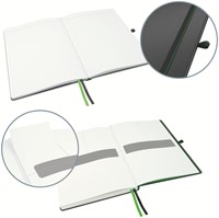 Cahier Leitz Complete 187x242mm ligné 160 pages 100g noir-2