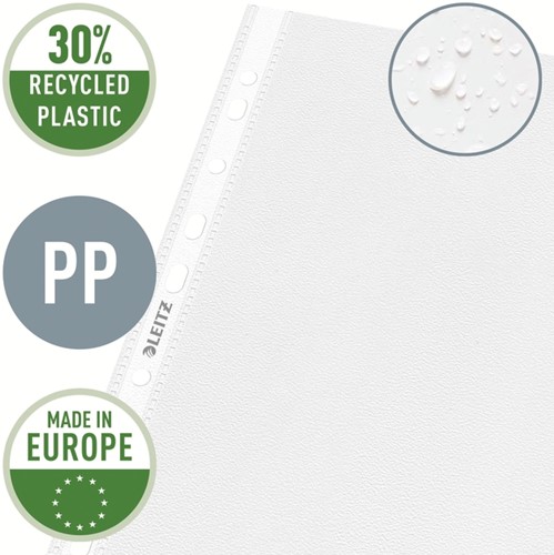 Pochette Leitz Premium A4 PP 0,10mm transparent 100 pièces-2