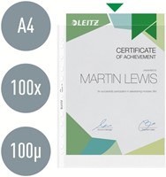 Pochette Leitz Premium A4 PP 0,10mm transparent 100 pièces-4