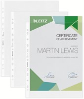 Pochette Leitz Premium A4 PP 0,10mm transparent 100 pièces-6