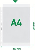 Pochette Leitz Premium A4 PP 0,10mm transparent 100 pièces-9