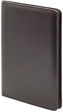 Conférencier Van der Spek 384 A4 cuir nervuré marron-2