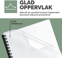 Cover sheet Fellowes A4 PVC 300micron 100 pcs-2