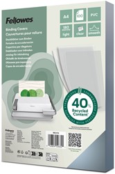 Cover sheet Fellowes A4 PVC 180micron 100 pieces
